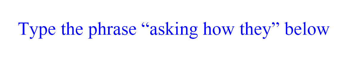 human verification image